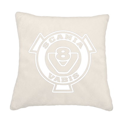 Puder V8 scania vabis - Elfenben - KJoF - Sort nappa - 