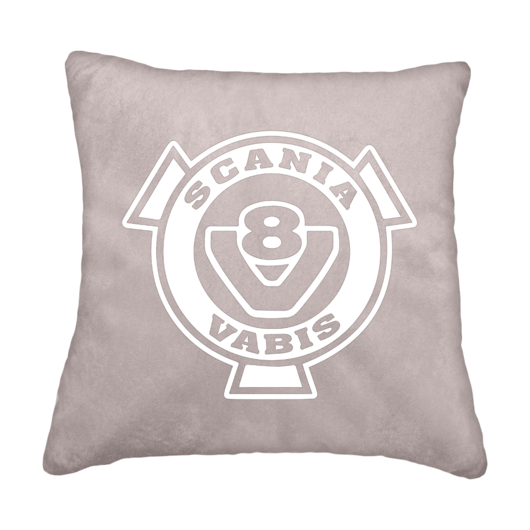Puder V8 scania vabis - Gråt - KJoF - Sort nappa - 