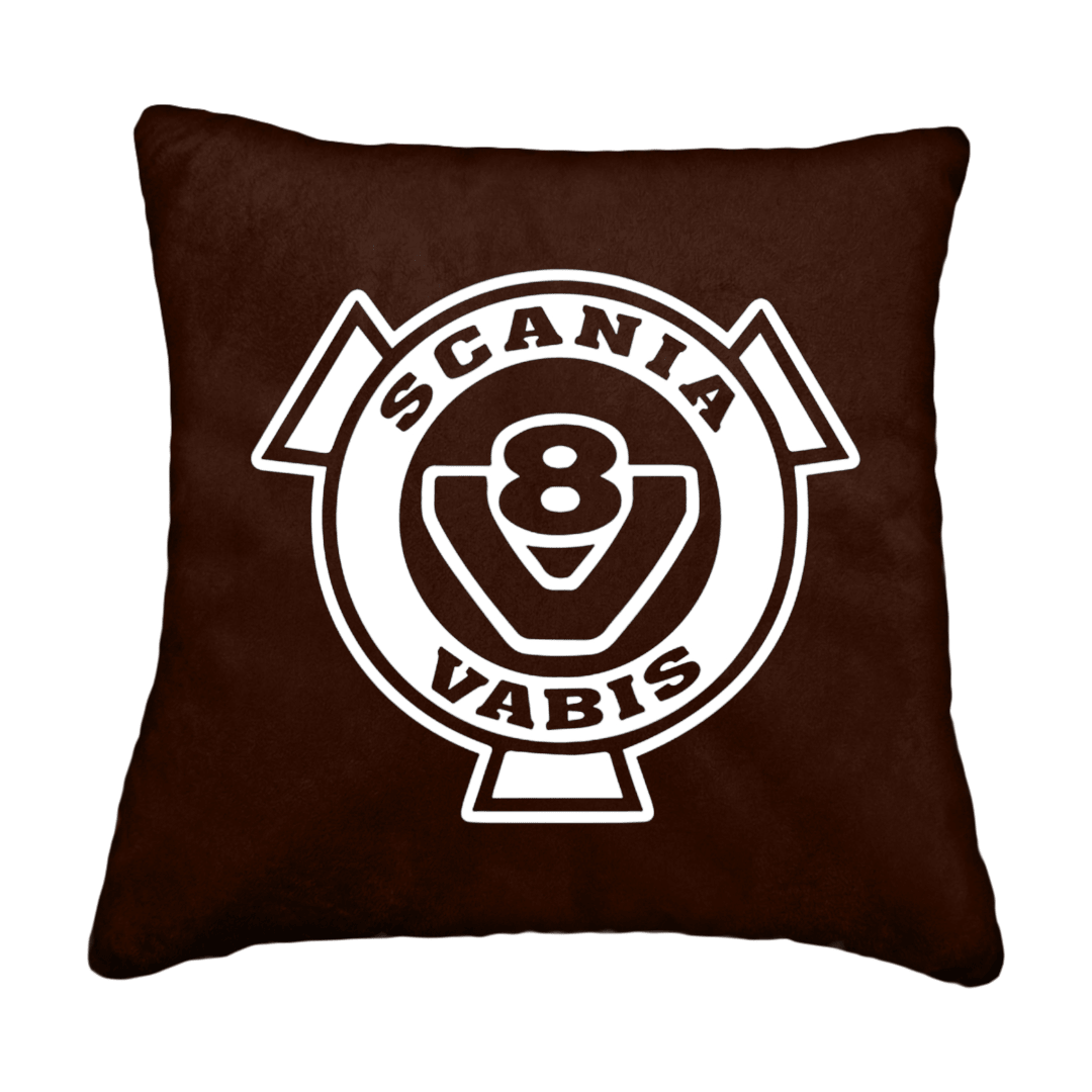 Puder V8 scania vabis - Kaffebrun - KJoF - Sort nappa - 