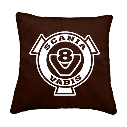 Puder V8 scania vabis - Kaffebrun - KJoF - Sort nappa - 