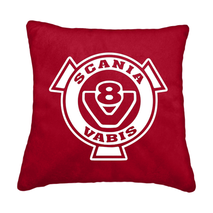 Puder V8 scania vabis - Rød - KJoF - Sort nappa - 