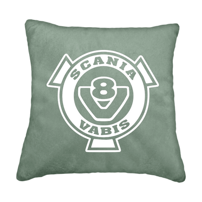 Puder V8 scania vabis - Salviegrøn - KJoF - Sort nappa - 