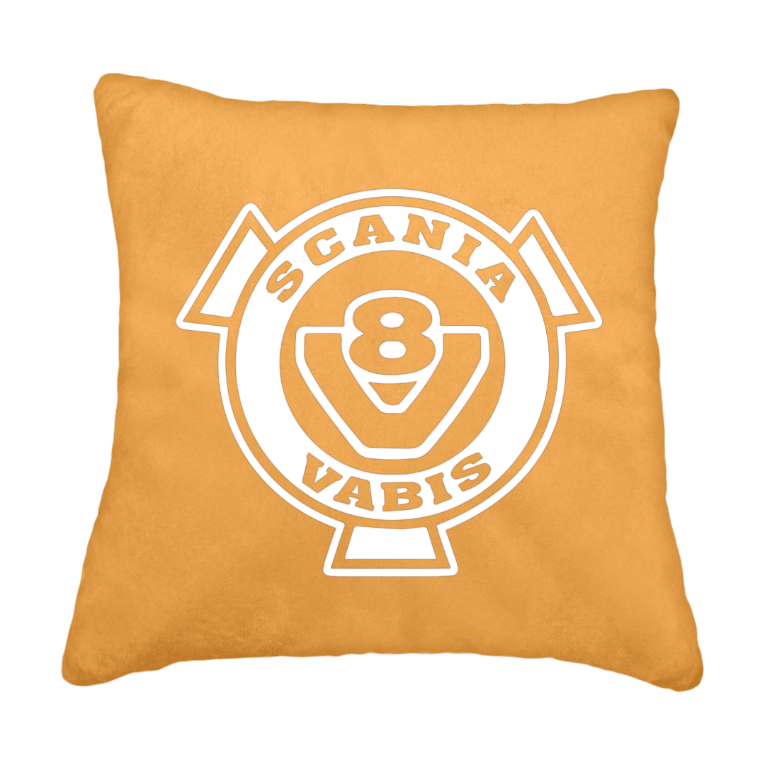 Puder V8 scania vabis - sennepsgul - KJoF - Sort nappa - 