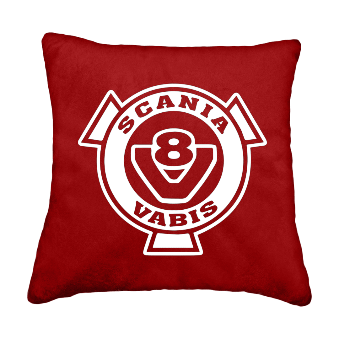 Puder V8 scania vabis - Vinrød - KJoF - Sort nappa - 