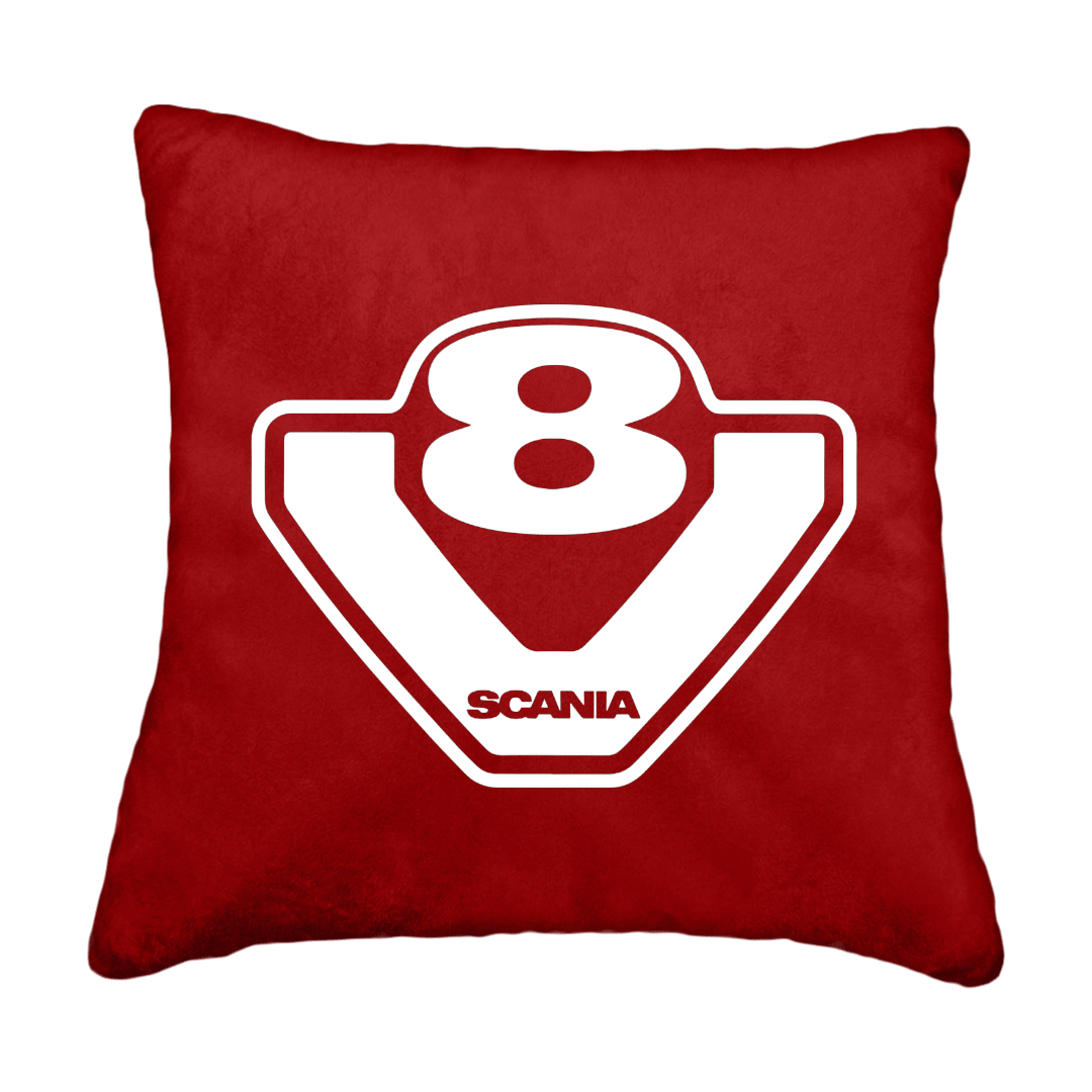 Puder v8 scania - Vinrød - KJoF - Sort nappa - 