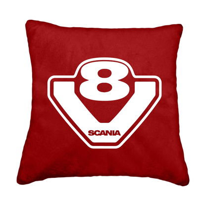 Puder v8 scania - Vinrød - KJoF - Sort nappa - 