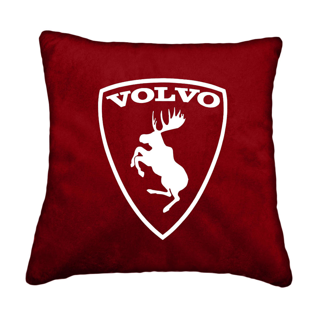 Puder volvo logo - Bordeaux - KJoF - Sort nappa - 