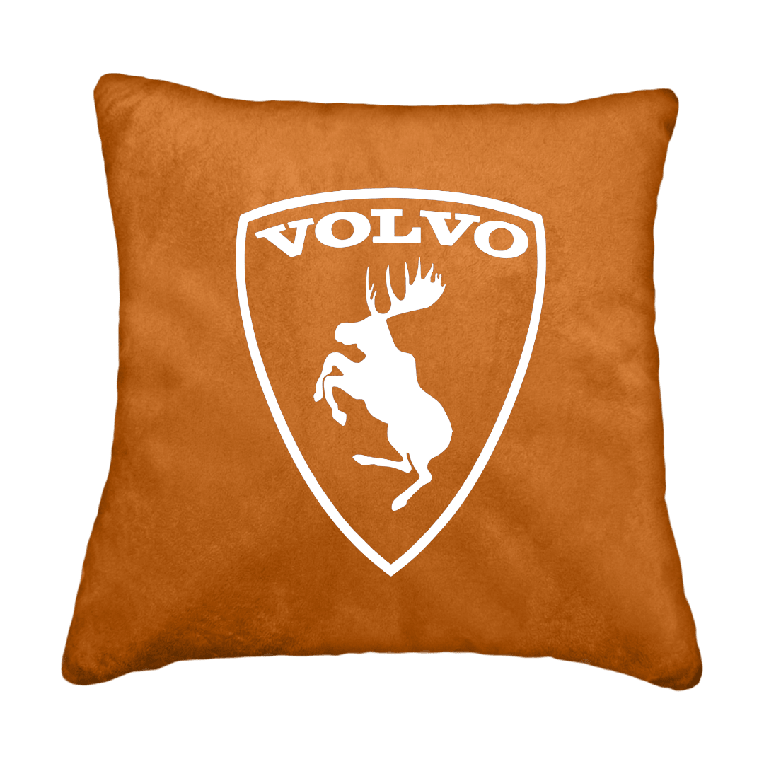 Puder volvo logo - Cognac - KJoF - Sort nappa - 