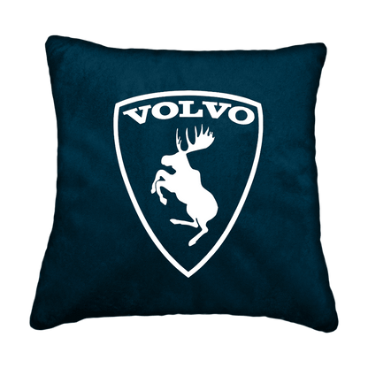Puder volvo logo - Denimblå - KJoF - Sort nappa - 