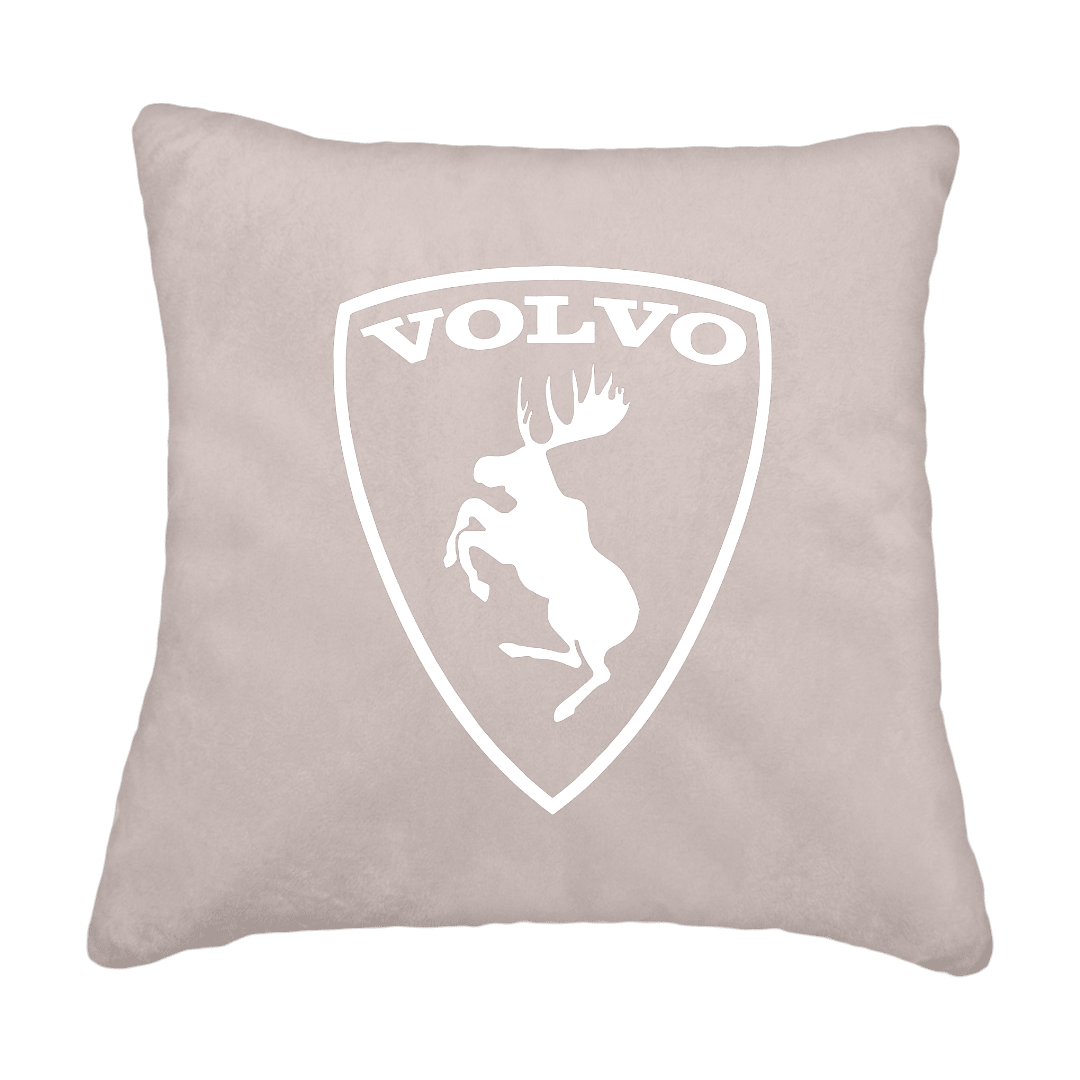 Puder volvo logo - Duegrå - KJoF - Sort nappa - 