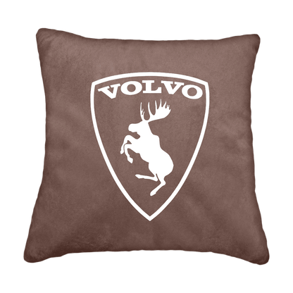Puder volvo logo - Elefantgrå - KJoF - Sort nappa - 