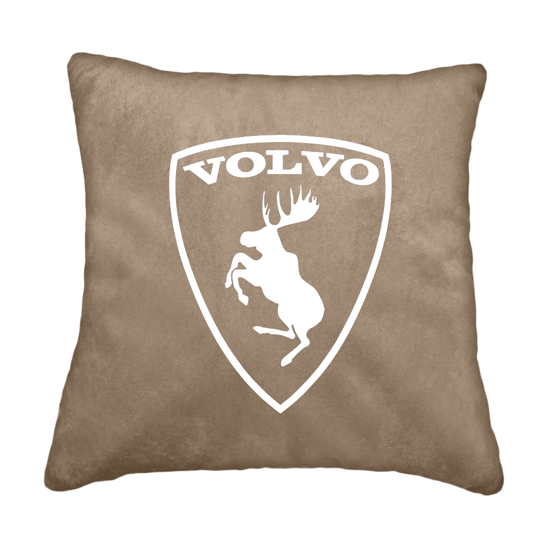 Puder volvo logo - Fossilgrå - KJoF - Sort nappa - 