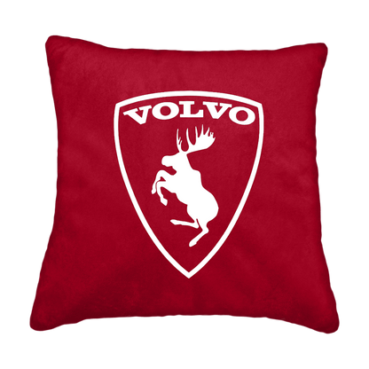 Puder volvo logo - Rød - KJoF - Sort nappa - 