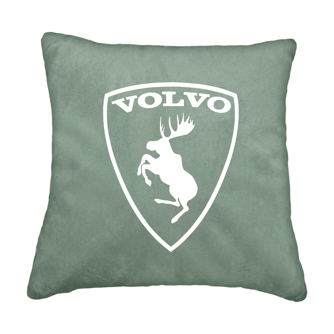 Puder volvo logo - Salviegrøn - KJoF - Sort nappa - 