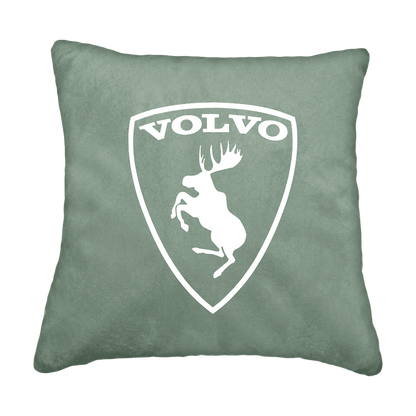 Puder volvo logo - Salviegrøn - KJoF - Sort nappa - 