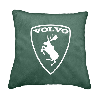 Puder volvo logo - Skovgrøn - KJoF - Sort nappa - 