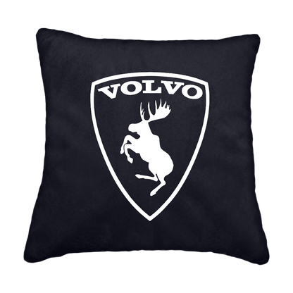 Puder volvo logo - Stålgrå - KJoF - Sort nappa - 