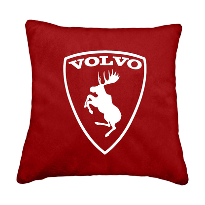 Puder volvo logo - Vinrød - KJoF - Sort nappa - 