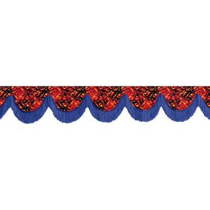 Gardin forrude busplys rød