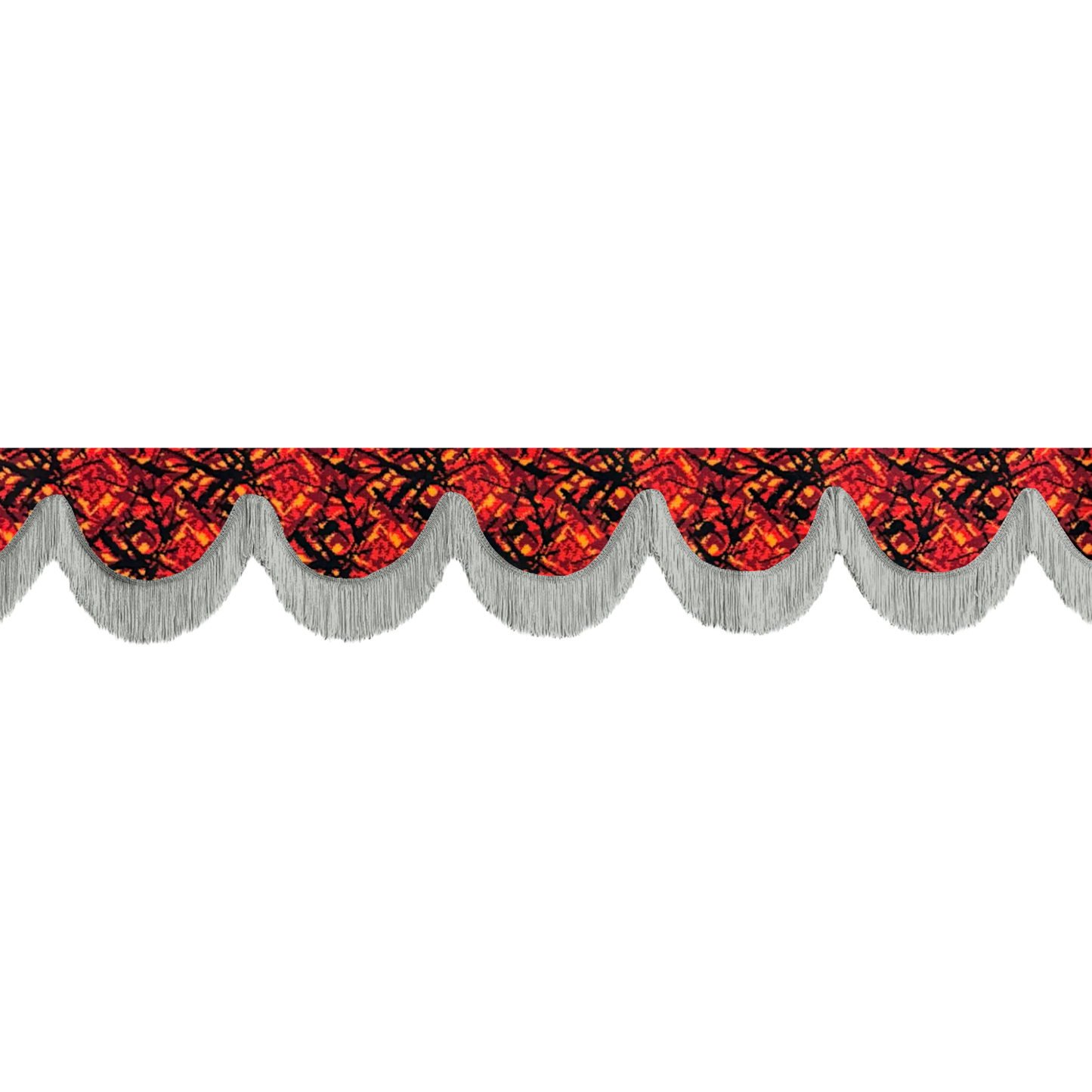 Gardin forrude busplys rød