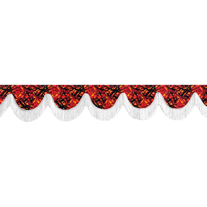 Gardin forrude busplys rød