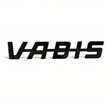 Skilt vabis emblem til lastbil – 33 x 7 cm - Sort