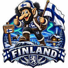 Sticker deluxe finland troll -