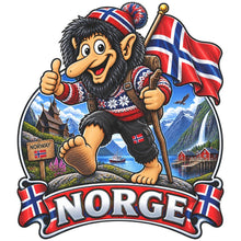 Sticker deluxe norge troll -