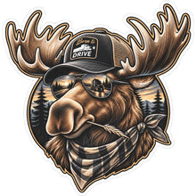 Sticker deluxe oldskool elg -