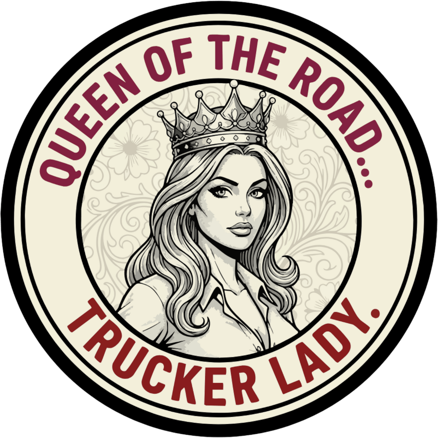 Sticker deluxe queen of the road - KJoF - 