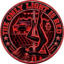 Sticker deluxe the only light is red light -