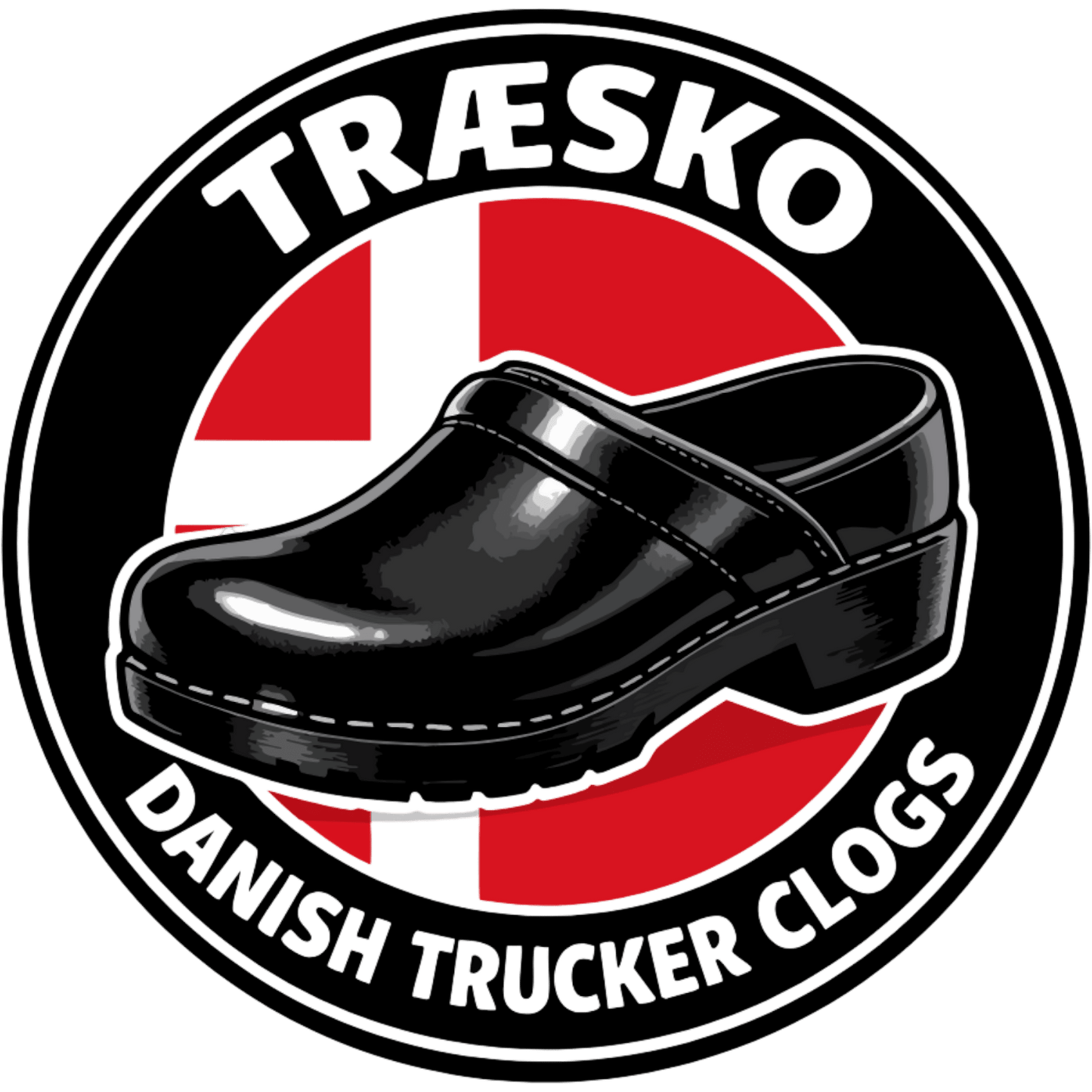 Sticker deluxe træsko - KJoF - 