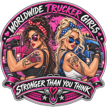 Sticker deluxe trucker girls -