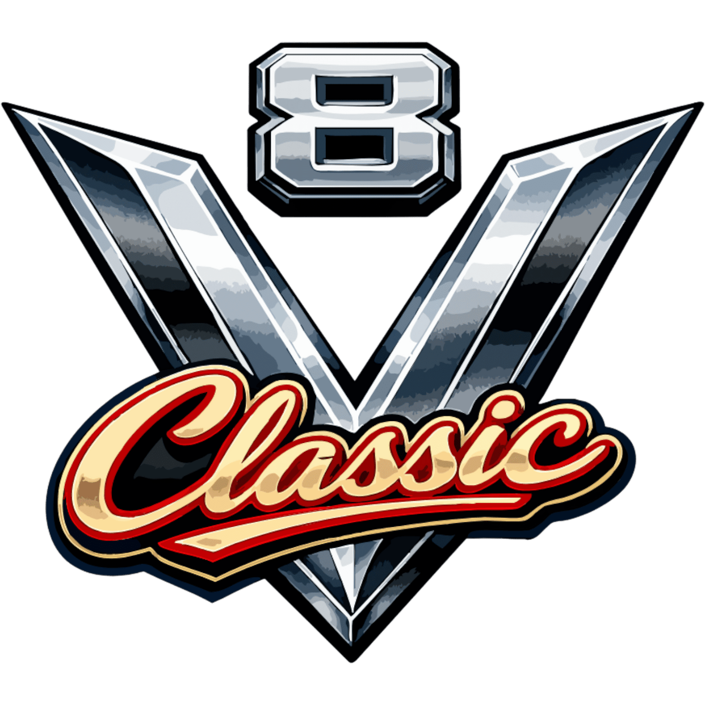 Sticker deluxe v8 classic - KJoF - 