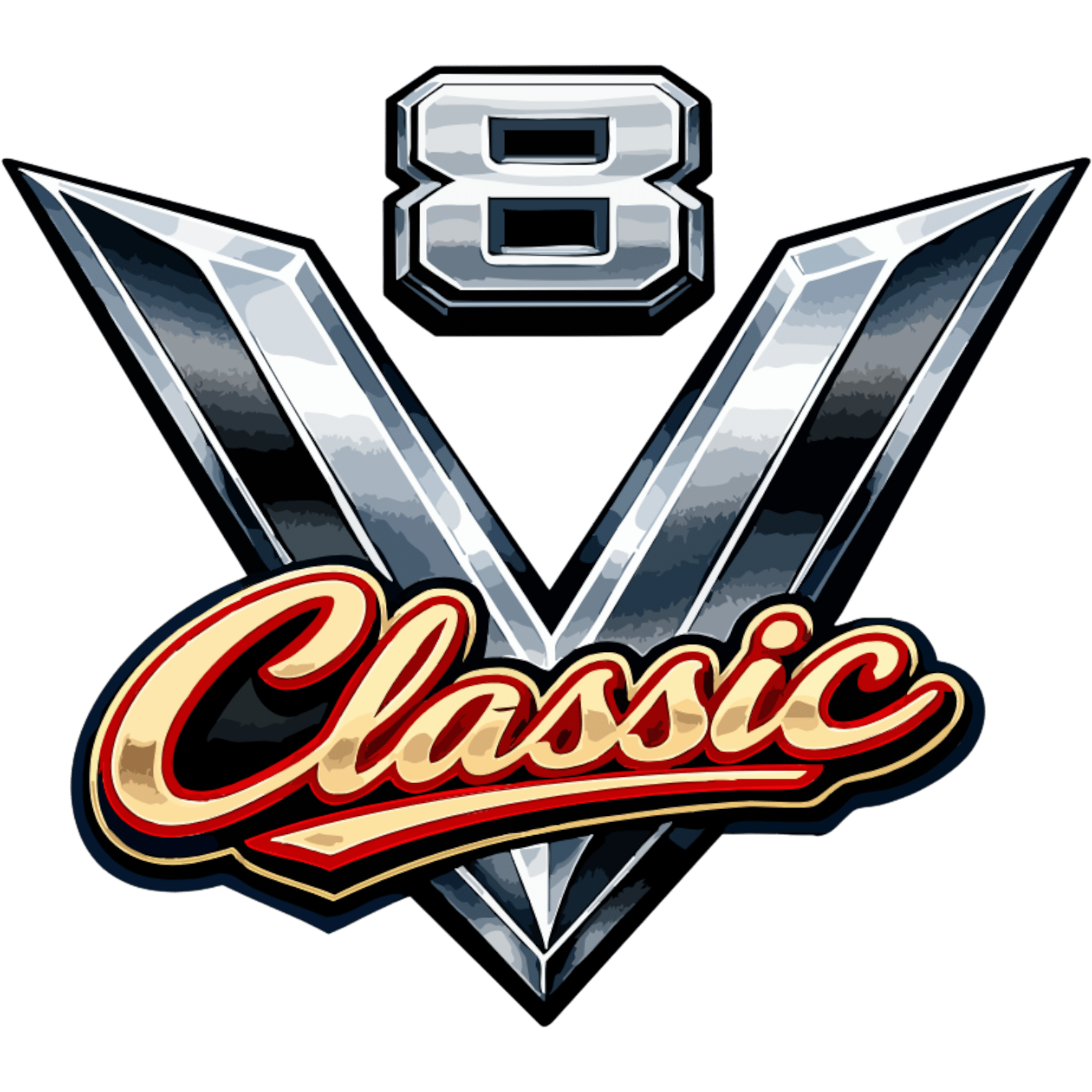 Sticker deluxe v8 classic - KJoF - 