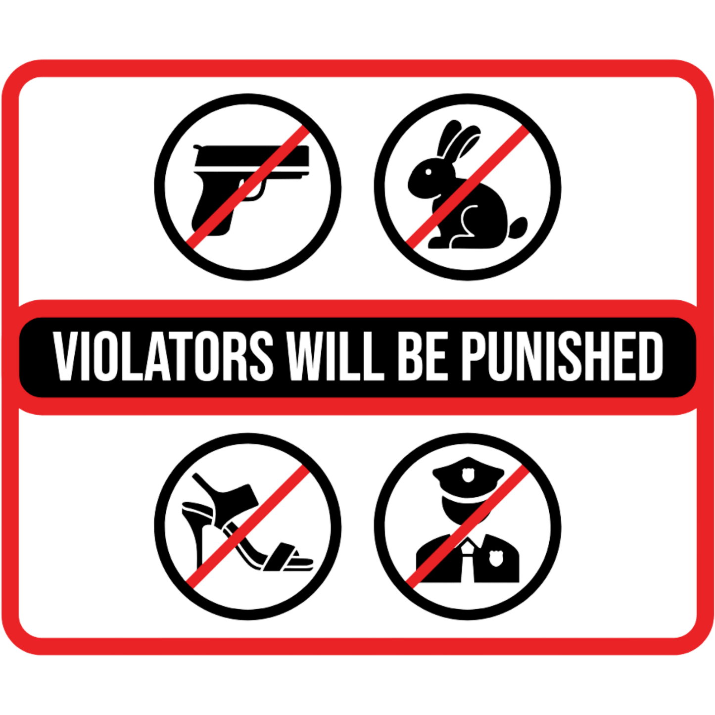 Sticker deluxe violators will be - KJoF - 