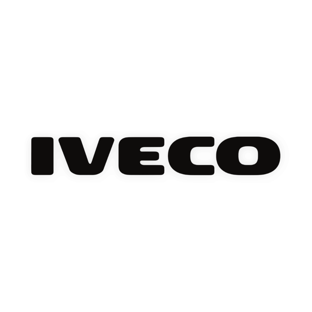 Sticker iveco - 070 Sort - KJoF - 100mm x 15mm - Nej tak