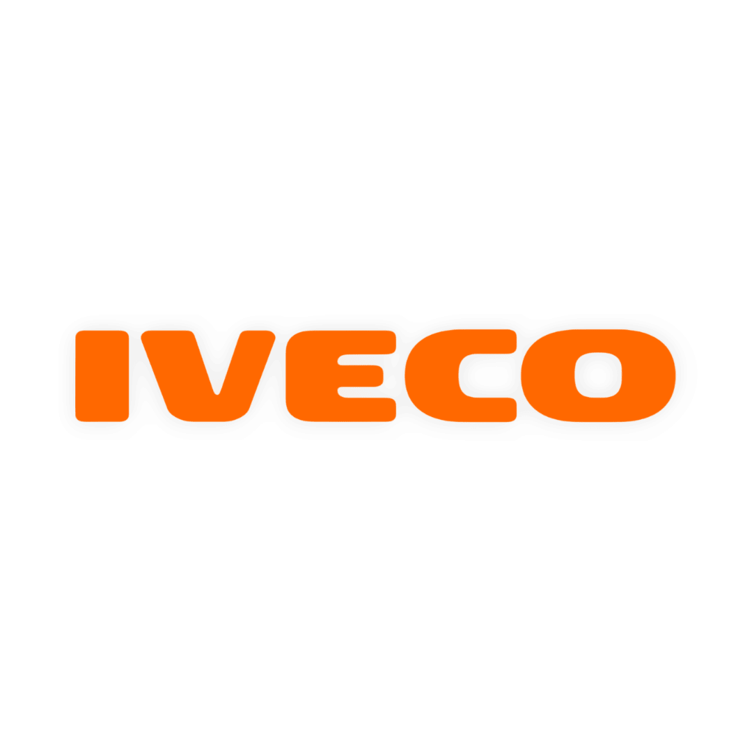 Sticker iveco - 035 Lys orange - KJoF - 100mm x 15mm - Nej tak