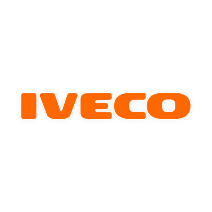 Sticker iveco - 035 Lys orange - KJoF - 100mm x 15mm - Nej tak