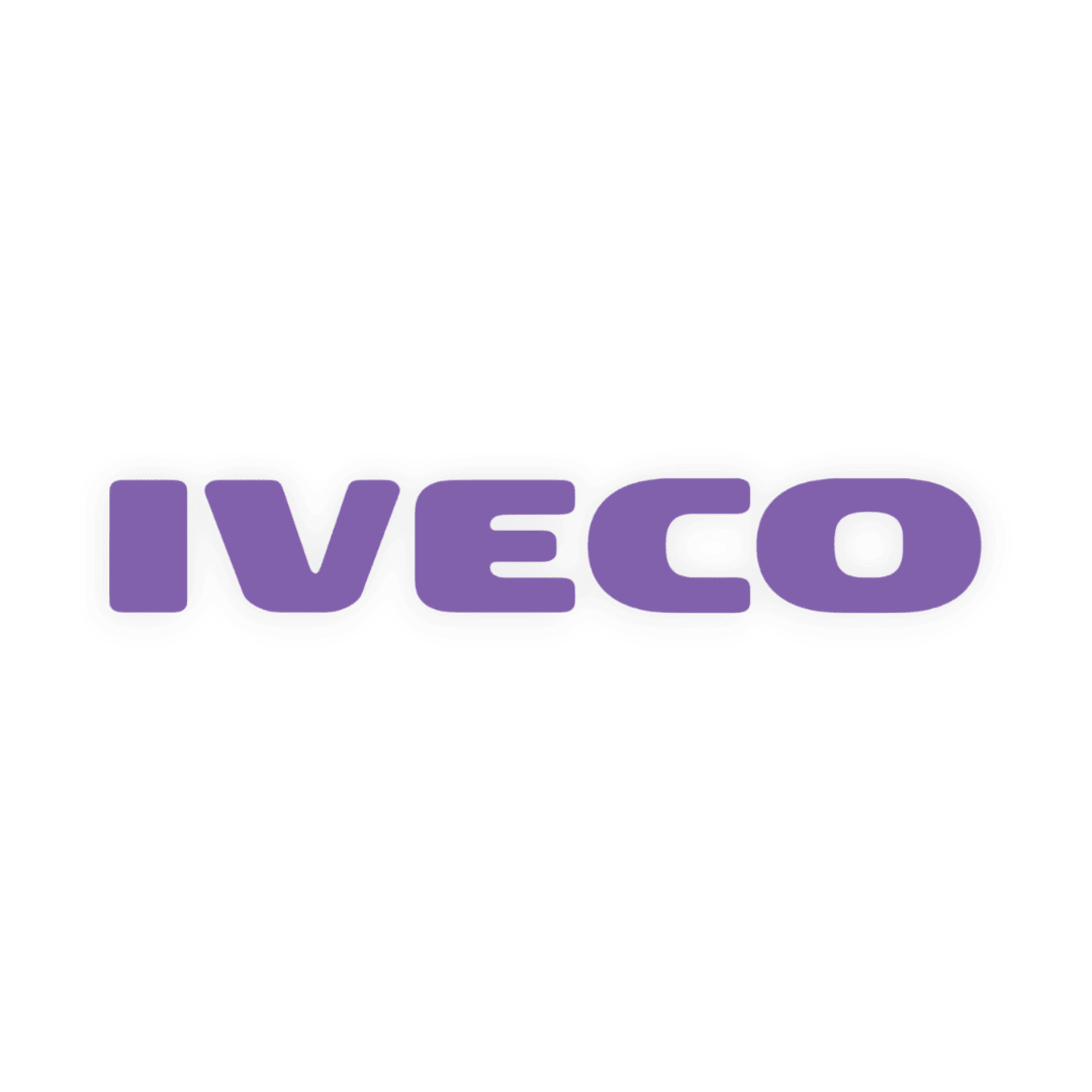 Sticker iveco - 061 Grøn - KJoF - 100mm x 15mm - Nej tak