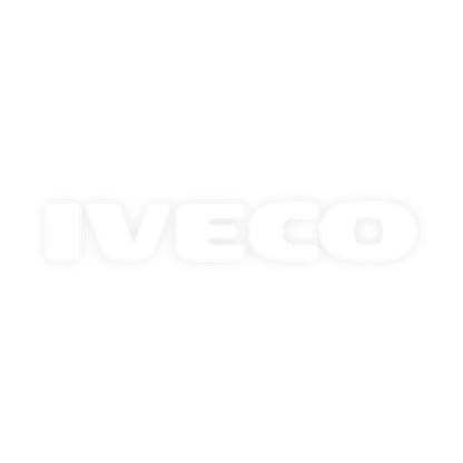 Sticker iveco - 010 Hvid - KJoF - 100mm x 15mm - Nej tak