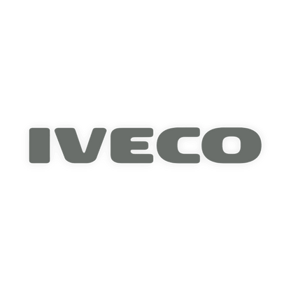 Sticker iveco - 071 Grå - KJoF - 100mm x 15mm - Nej tak