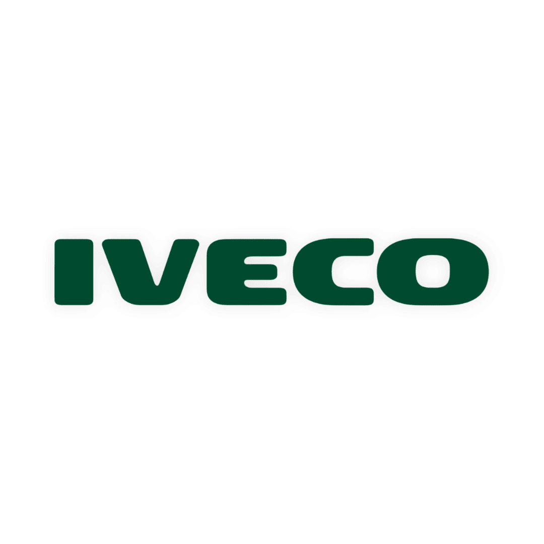 Sticker iveco - 061 Grøn - KJoF - 100mm x 15mm - Nej tak