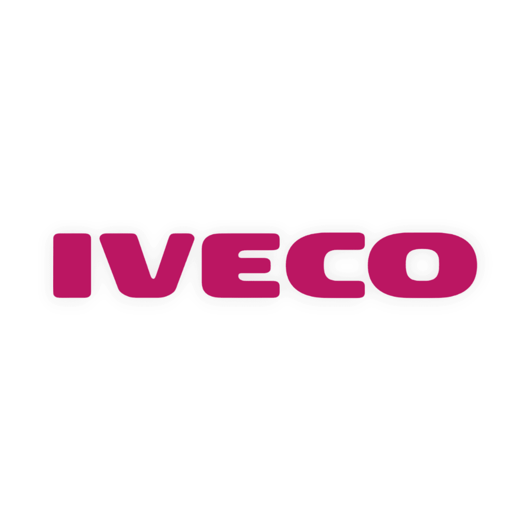 Sticker iveco - 041 Pink - KJoF - 100mm x 15mm - Nej tak