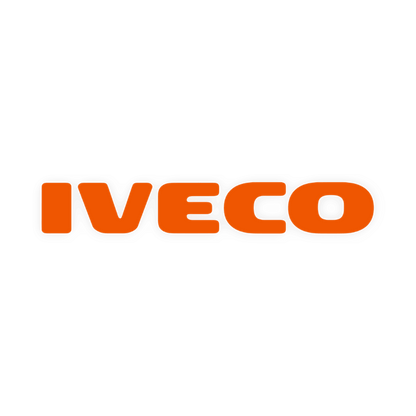 Sticker iveco - 034 Orange - KJoF - 100mm x 15mm - Nej tak