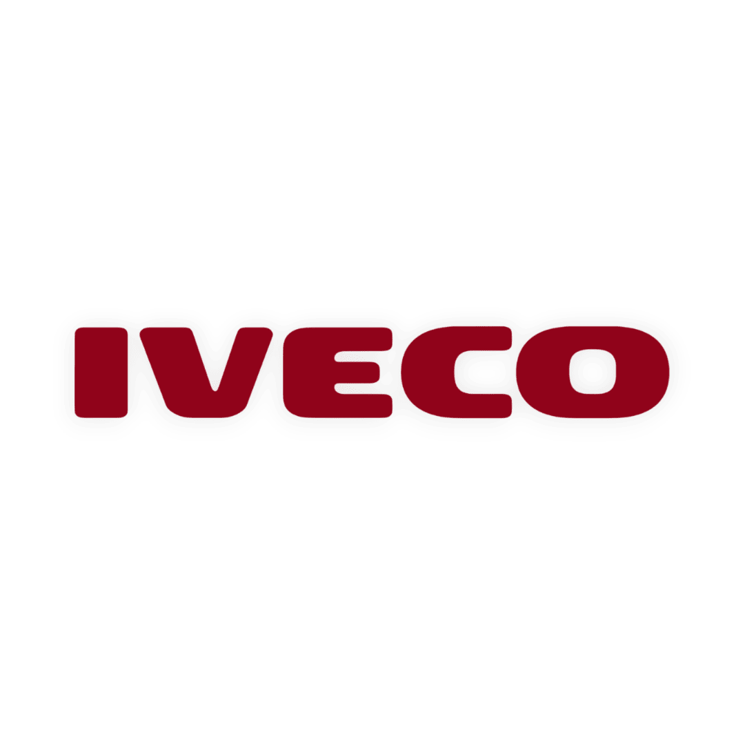 Sticker iveco - 030 Mørkerød - KJoF - 100mm x 15mm - Nej tak