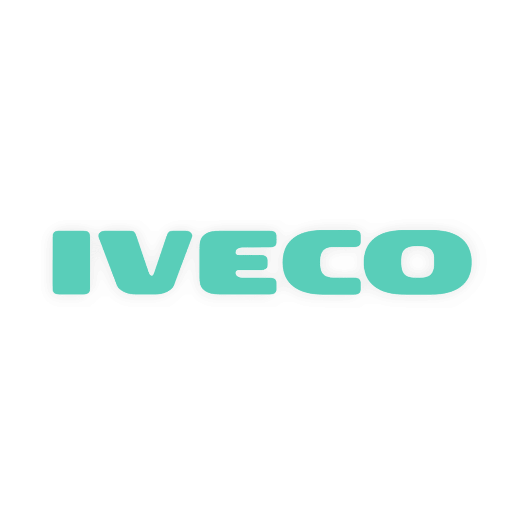 Sticker iveco - 061 Grøn - KJoF - 100mm x 15mm - Nej tak