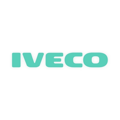 Sticker iveco - 061 Grøn - KJoF - 100mm x 15mm - Nej tak