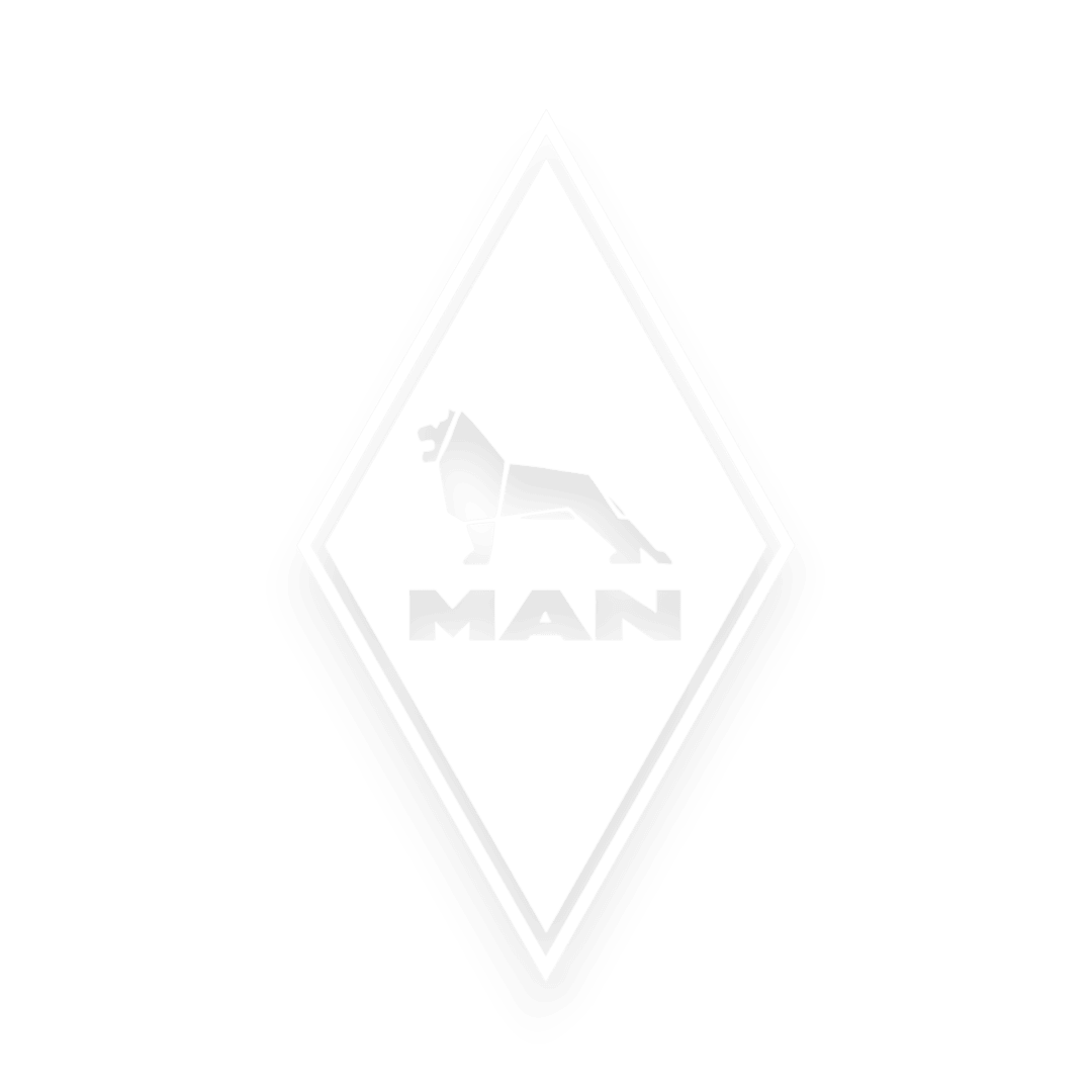 Sticker man diamond - 010 Hvid - KJoF - 100mm x 174mm - Nej tak