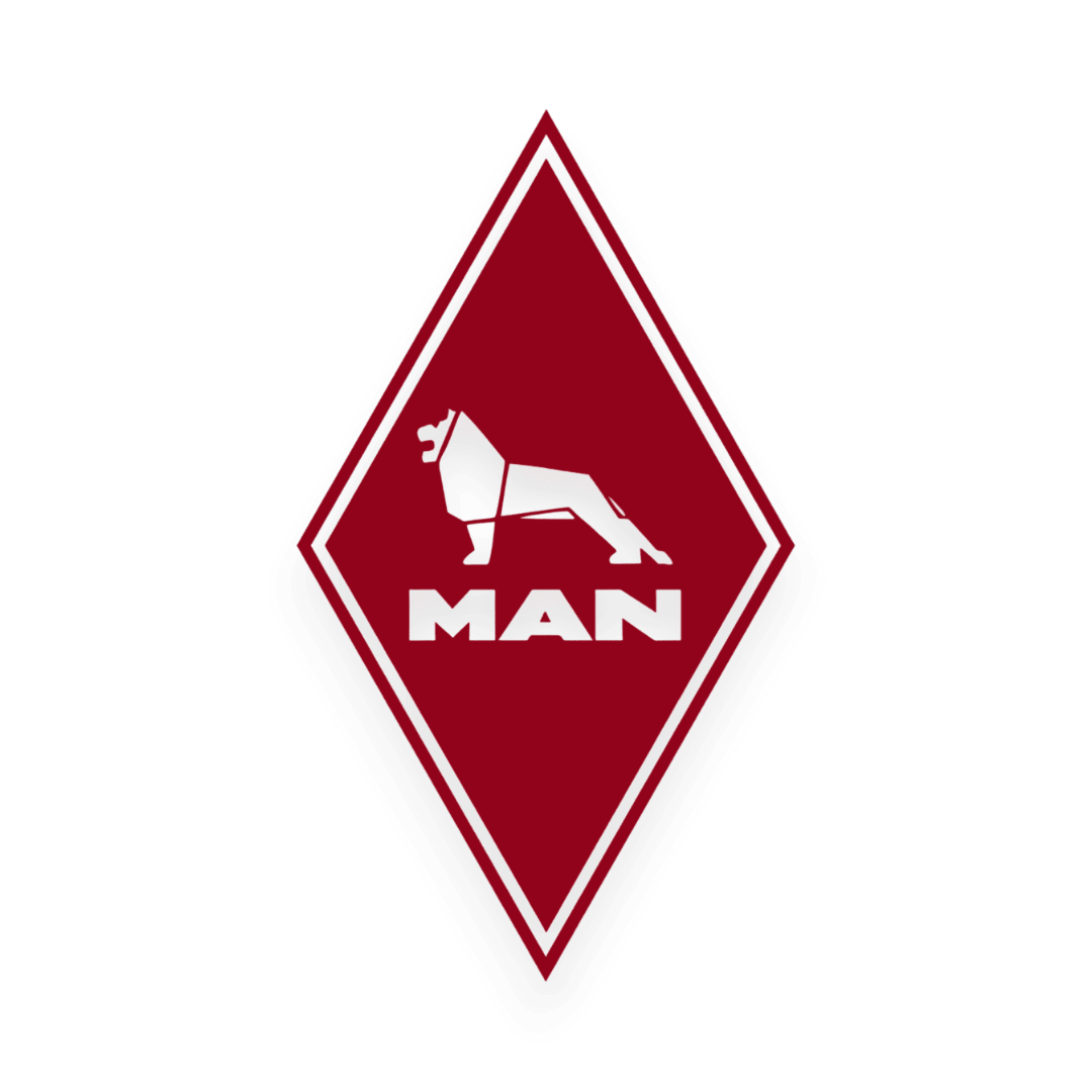 Sticker man diamond - 030 Mørkerød - KJoF - 100mm x 174mm - Nej tak